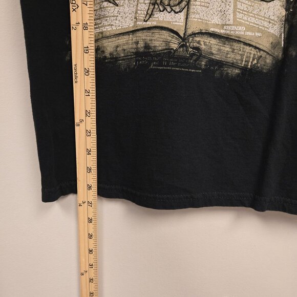 Avenged Sevenfold Y2K 2013 Licensed Winged Skeleton Black Graphic Tee - Picture 8 of 8